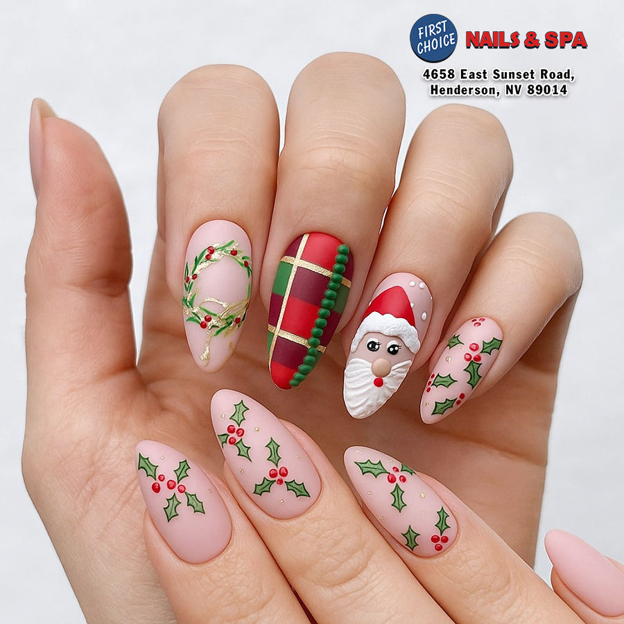 Winter Nails at First Choice Nail & Spa